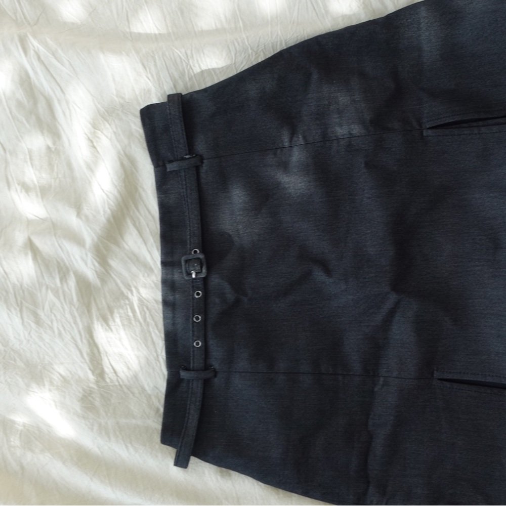 Black Skirt with Belt